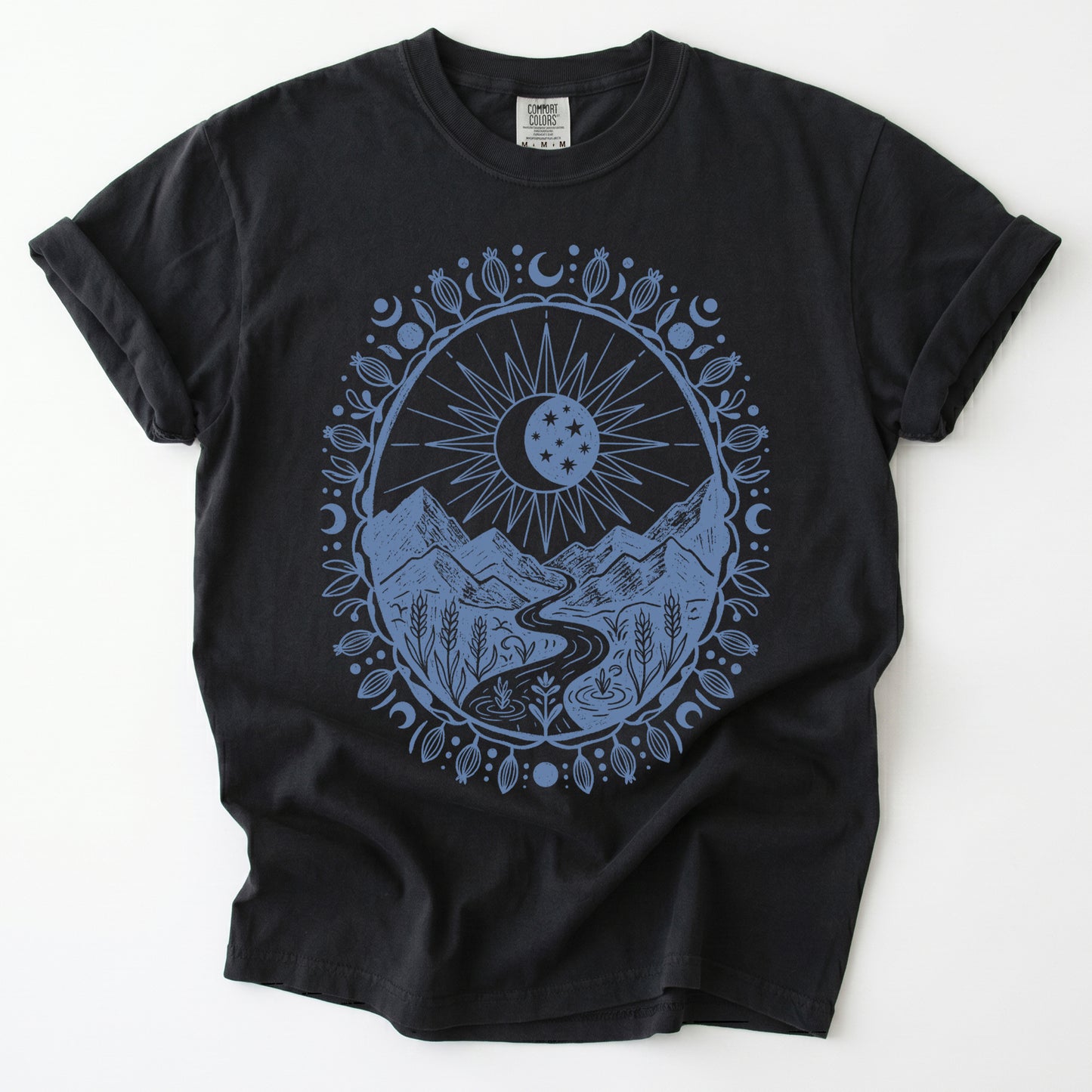 Celestial Mountain Vintage Washed T-Shirt