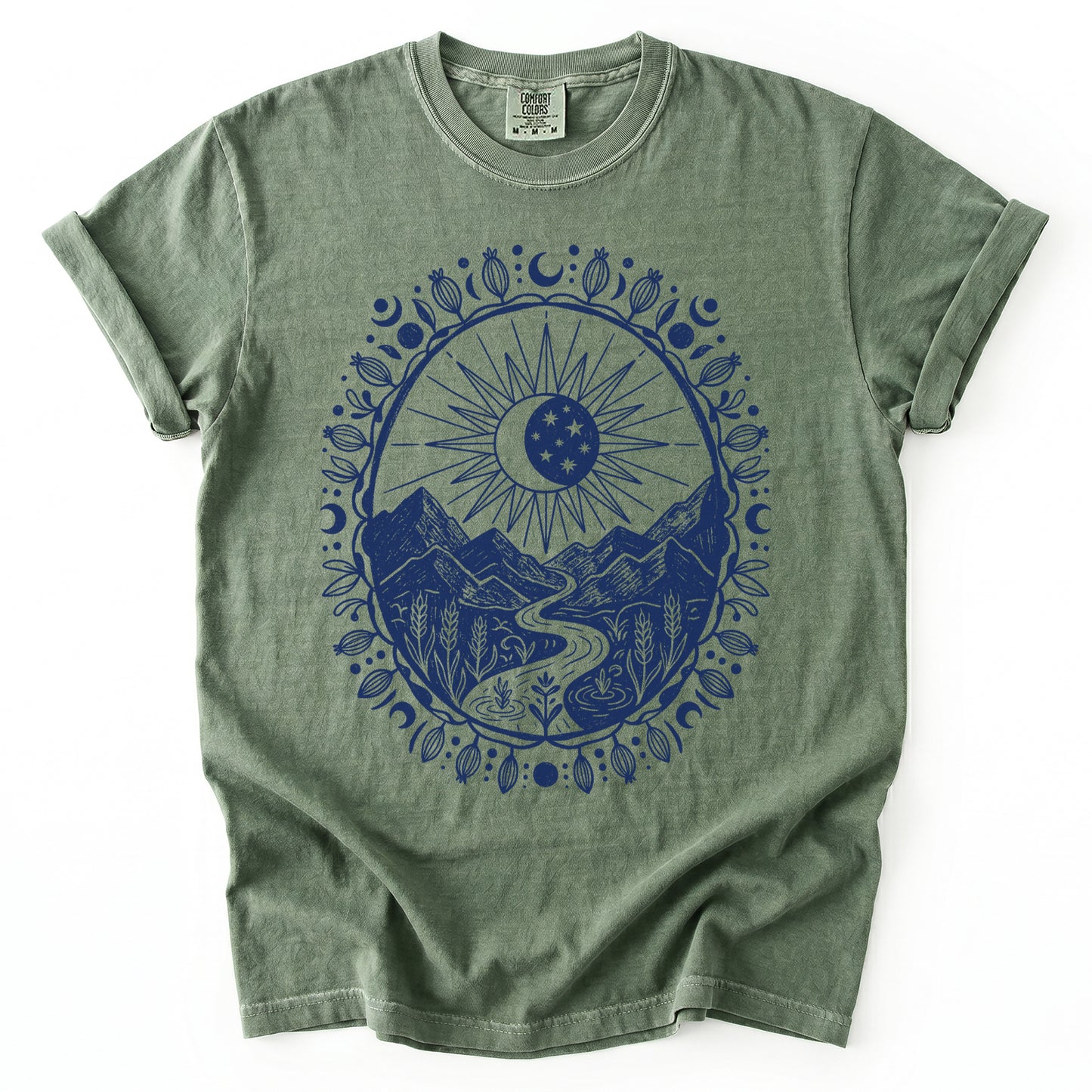 Celestial Mountain Vintage Washed T-Shirt
