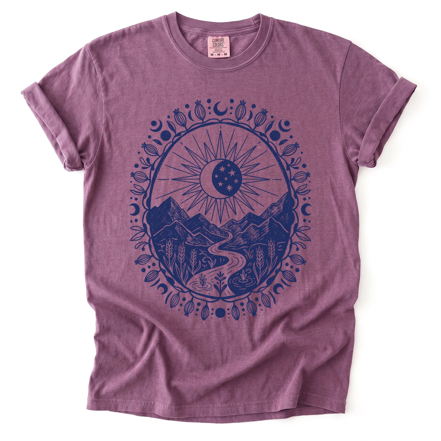 Celestial Mountain Vintage Washed T-Shirt