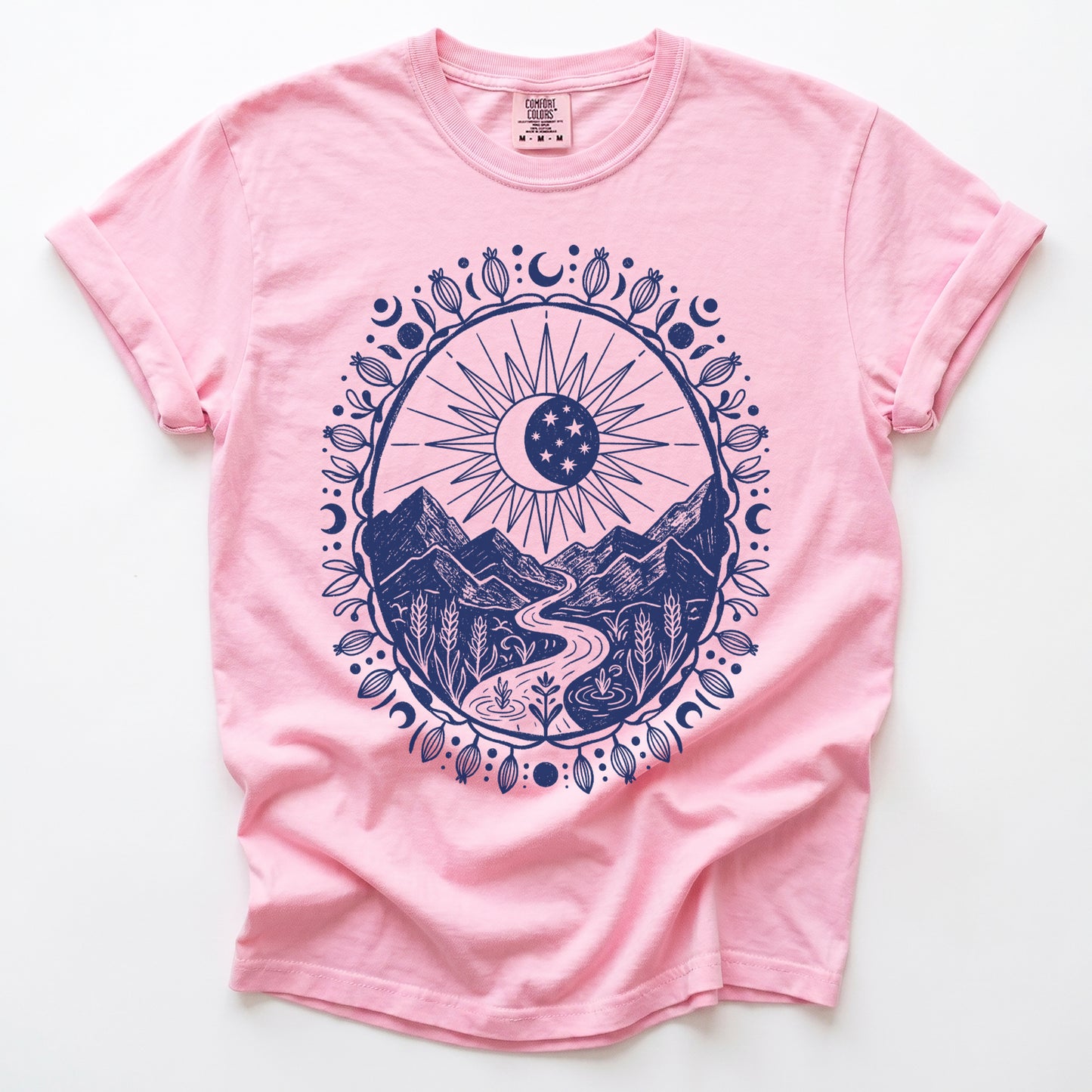 Celestial Mountain Vintage Washed T-Shirt