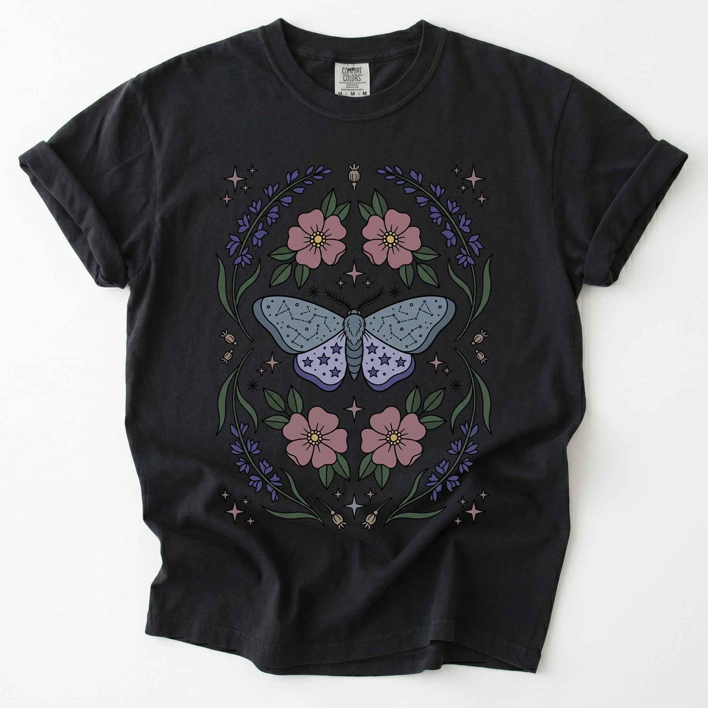 Constellation Moth Vintage Washed T-Shirt