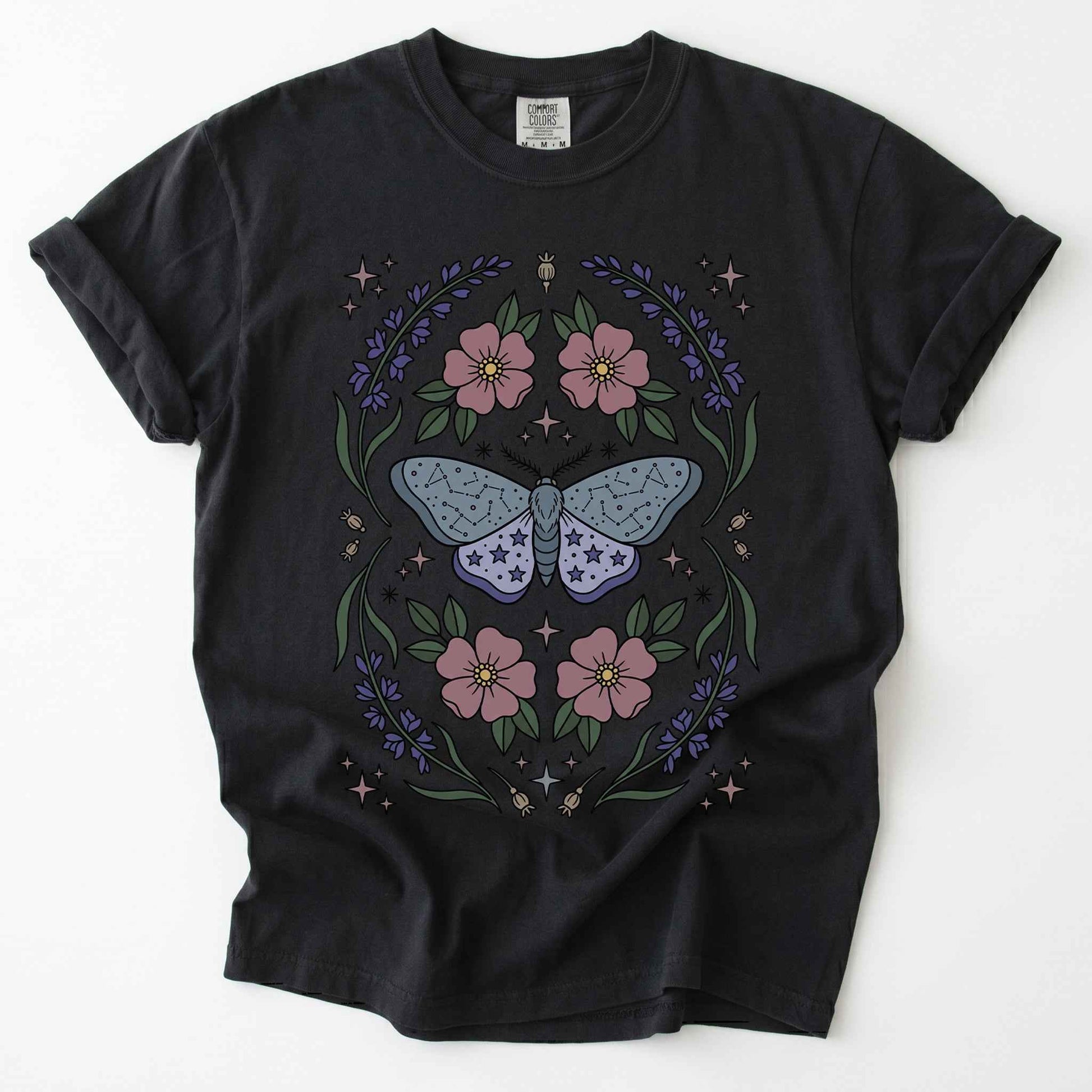 Constellation Moth Vintage Washed T-Shirt