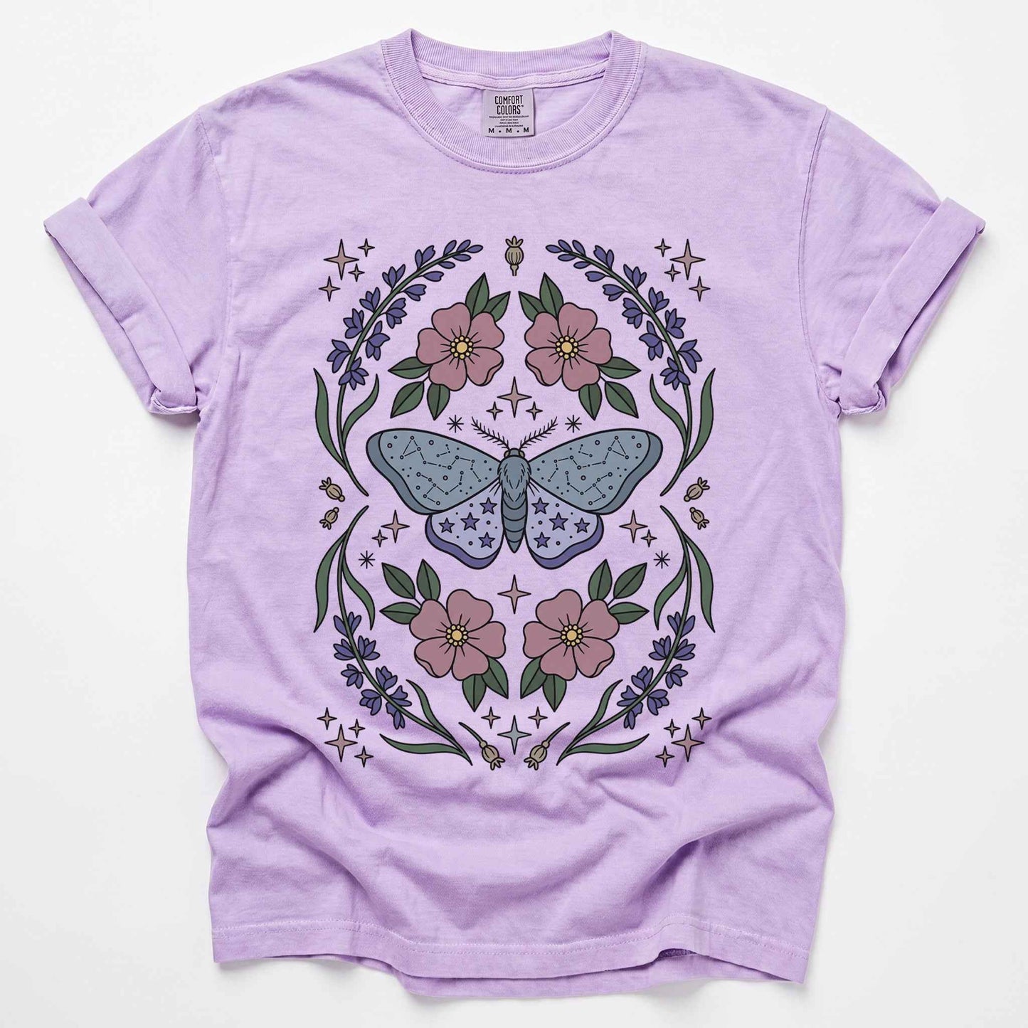 Constellation Moth Vintage Washed T-Shirt