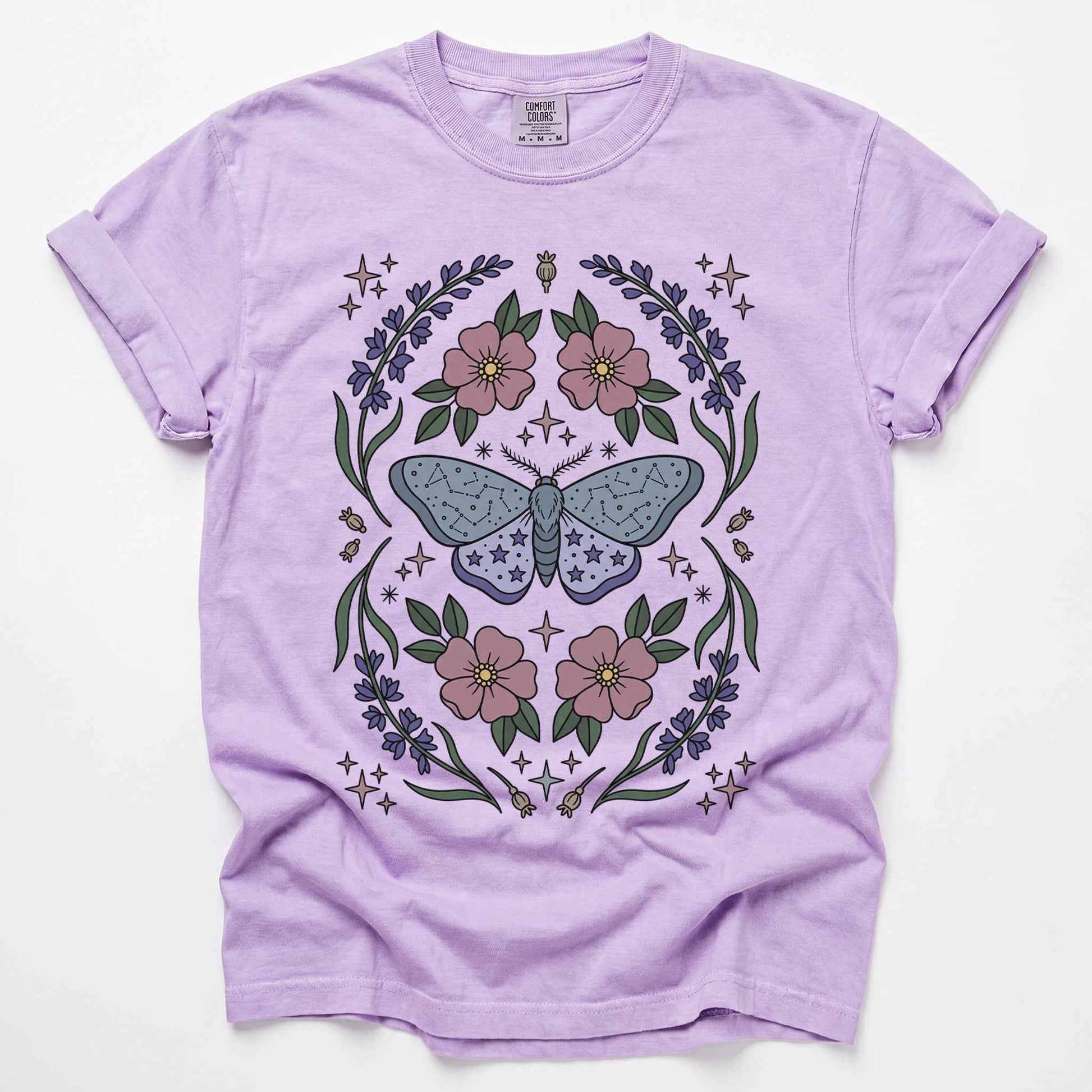 Constellation Moth Vintage Washed T-Shirt