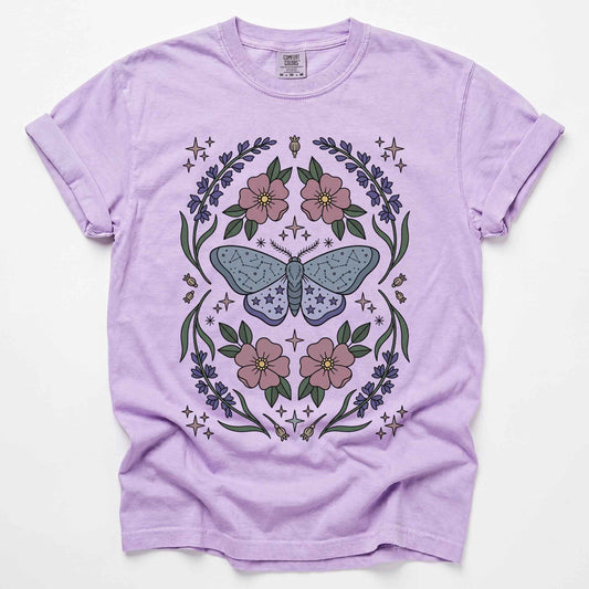 Constellation Moth Vintage Washed T-Shirt