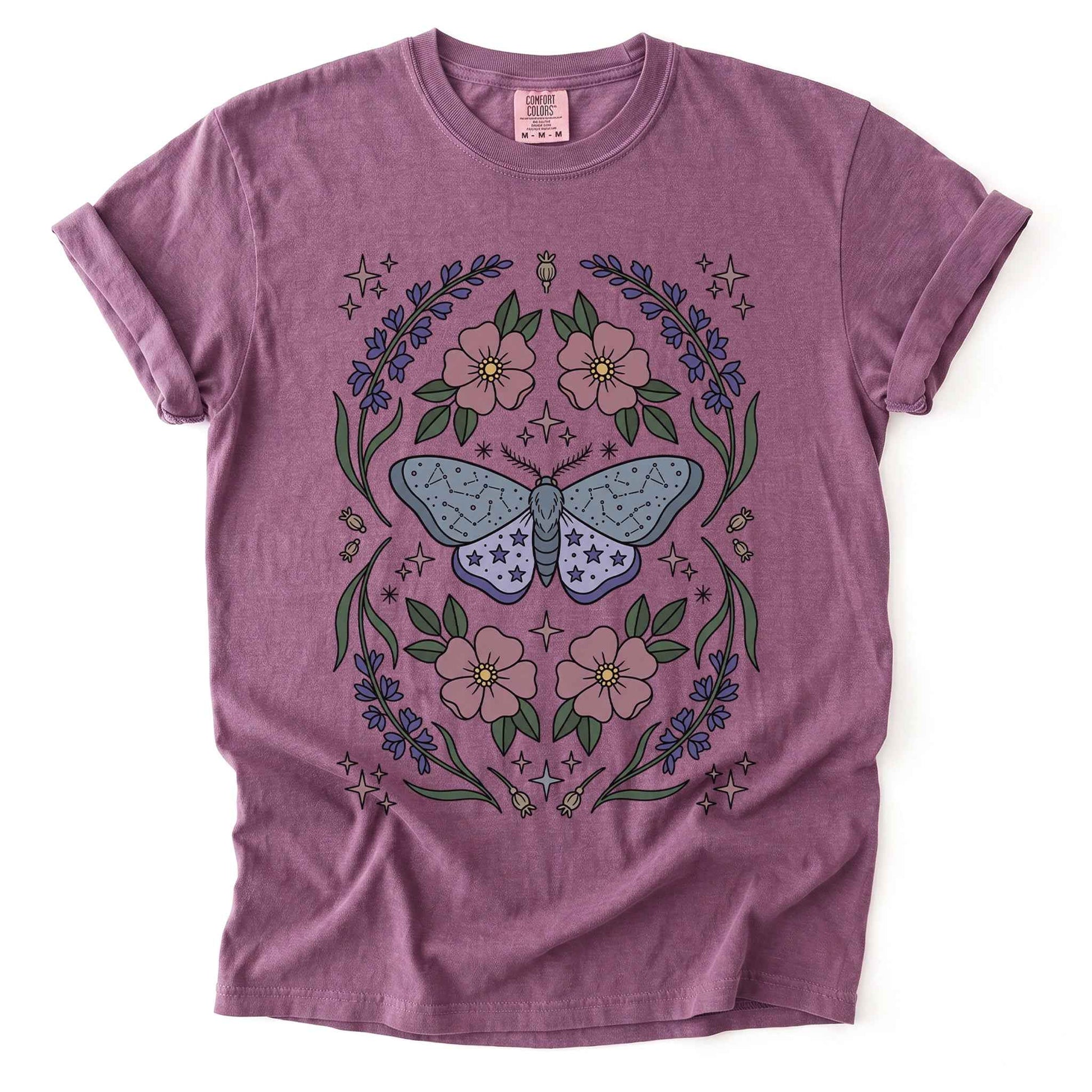 Constellation Moth Vintage Washed T-Shirt