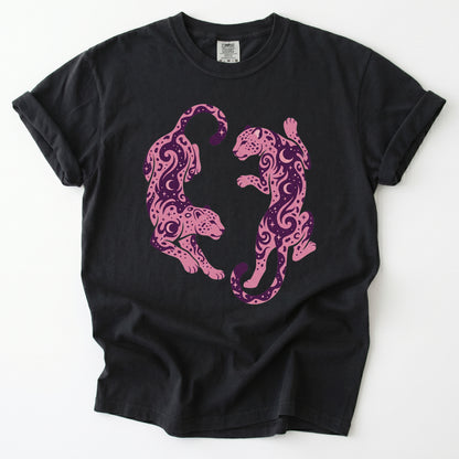 Cosmic Leopards Vintage Washed T-Shirt