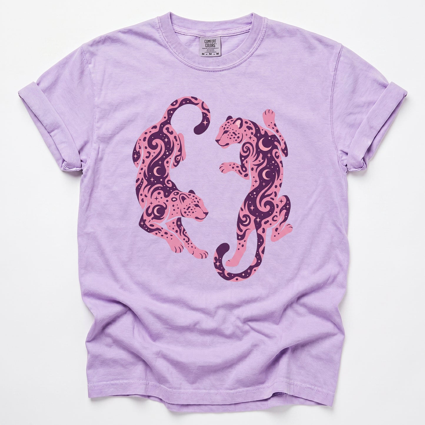 Cosmic Leopards Vintage Washed T-Shirt