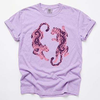 Cosmic Leopards Vintage Washed T-Shirt