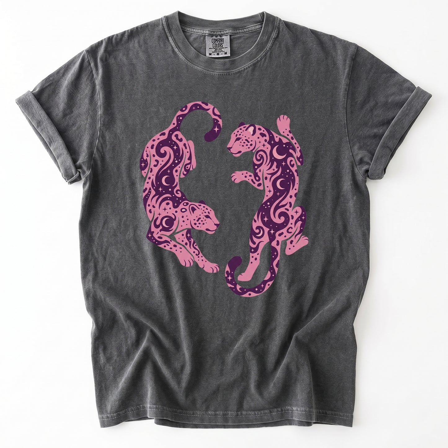 Cosmic Leopards Vintage Washed T-Shirt