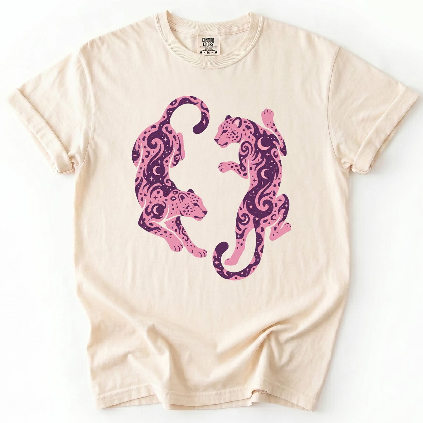 Cosmic Leopards Vintage Washed T-Shirt