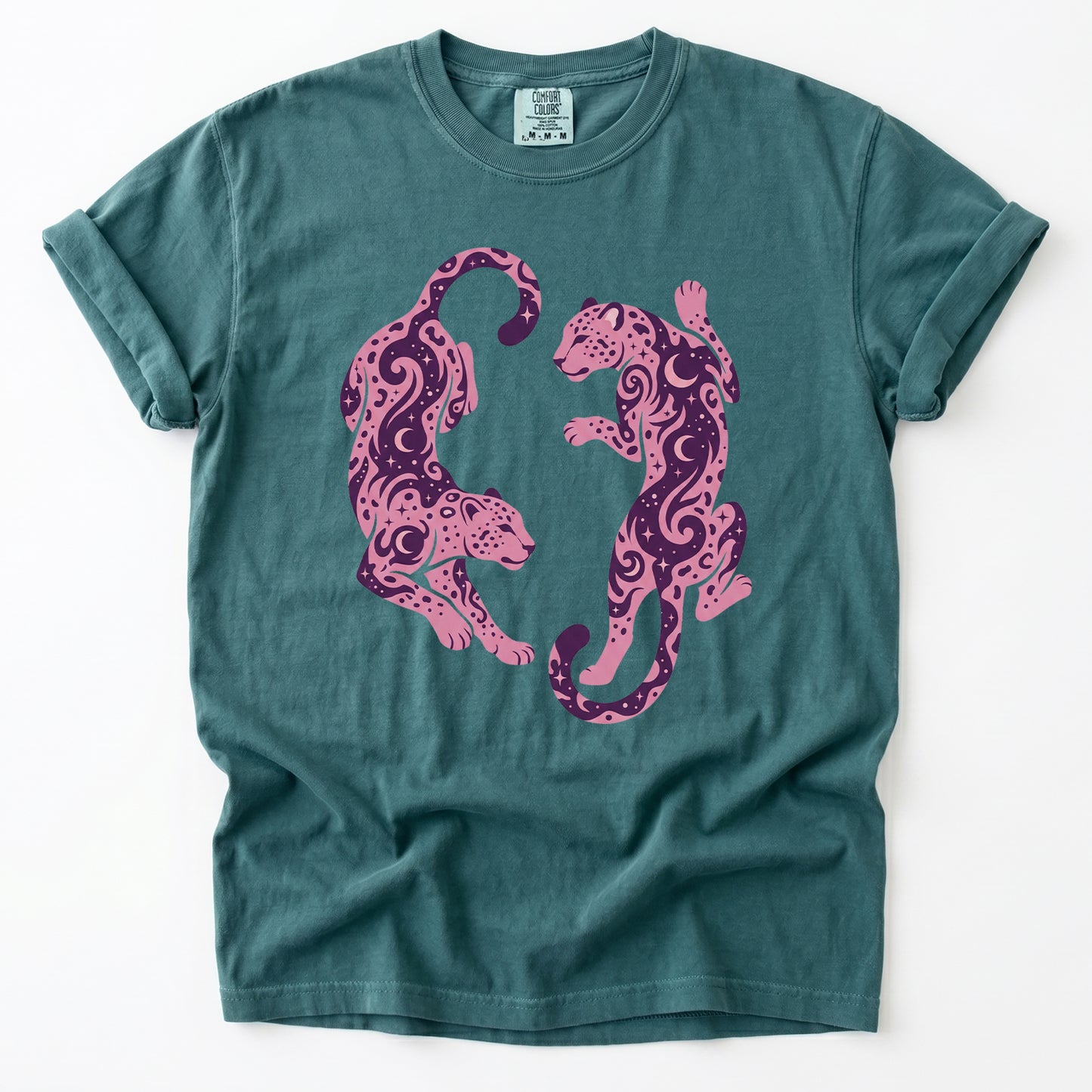 Cosmic Leopards Vintage Washed T-Shirt