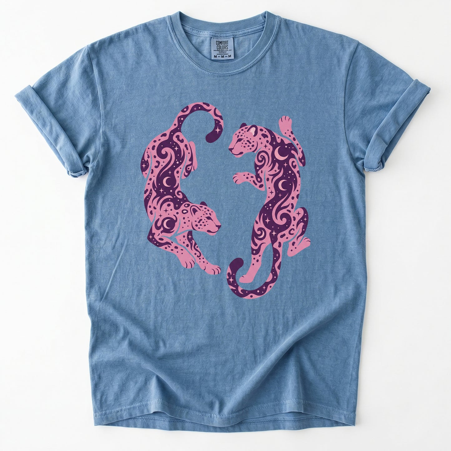 Cosmic Leopards Vintage Washed T-Shirt