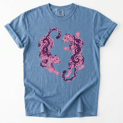 Cosmic Leopards Vintage Washed T-Shirt