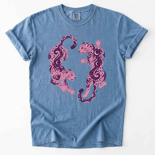 Cosmic Leopards Vintage Washed T-Shirt