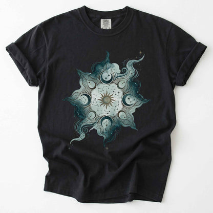 Cosmic Mandala Vintage Washed T-Shirt