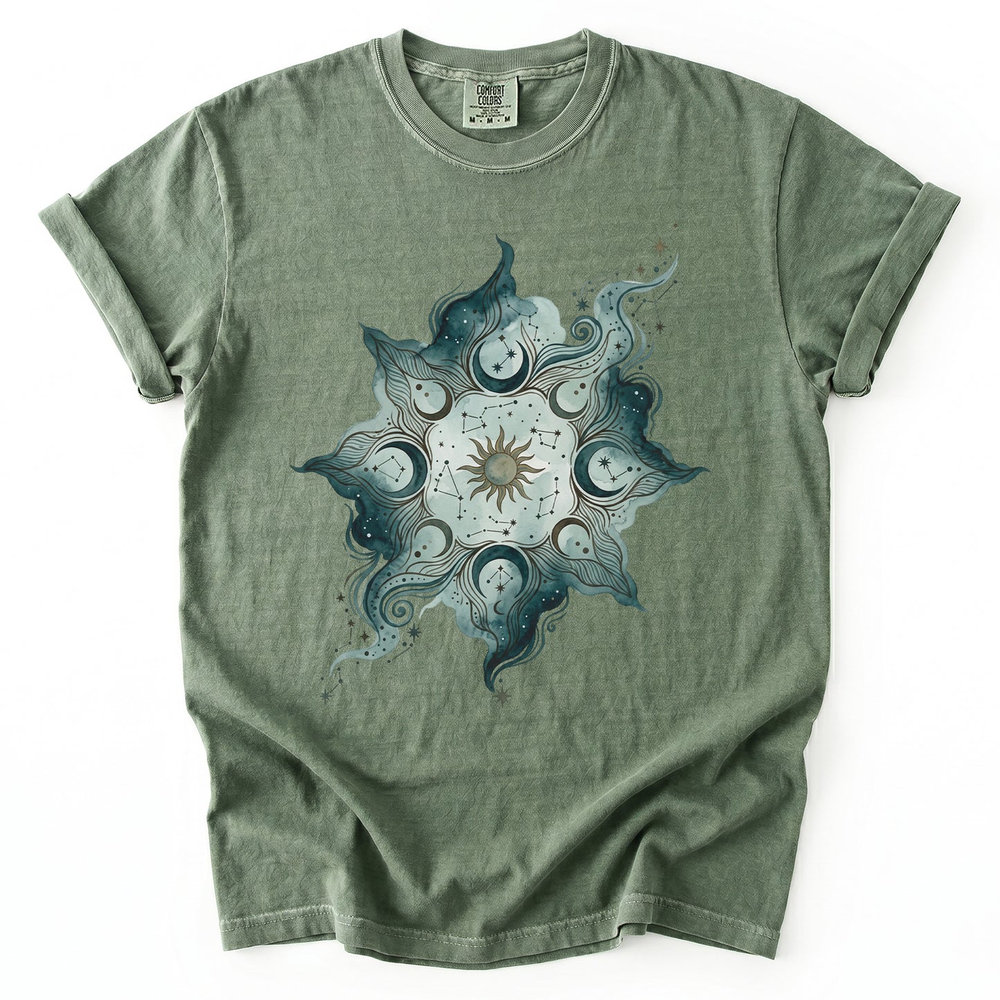 Cosmic Mandala Vintage Washed T-Shirt