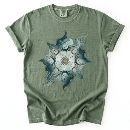 Cosmic Mandala Vintage Washed T-Shirt