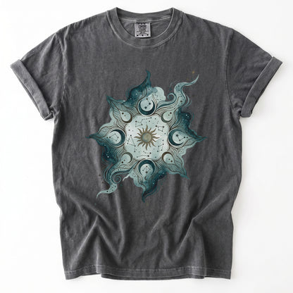 Cosmic Mandala Vintage Washed T-Shirt