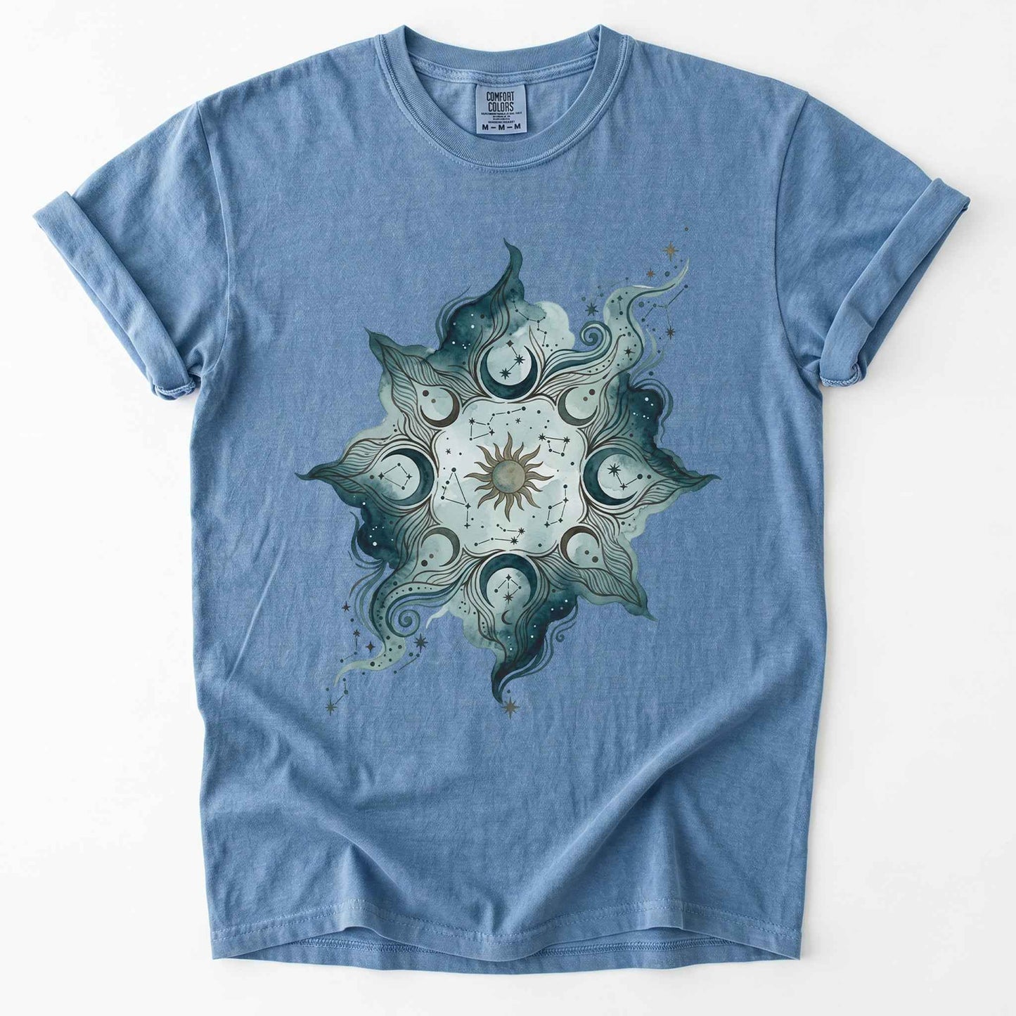 Cosmic Mandala Vintage Washed T-Shirt