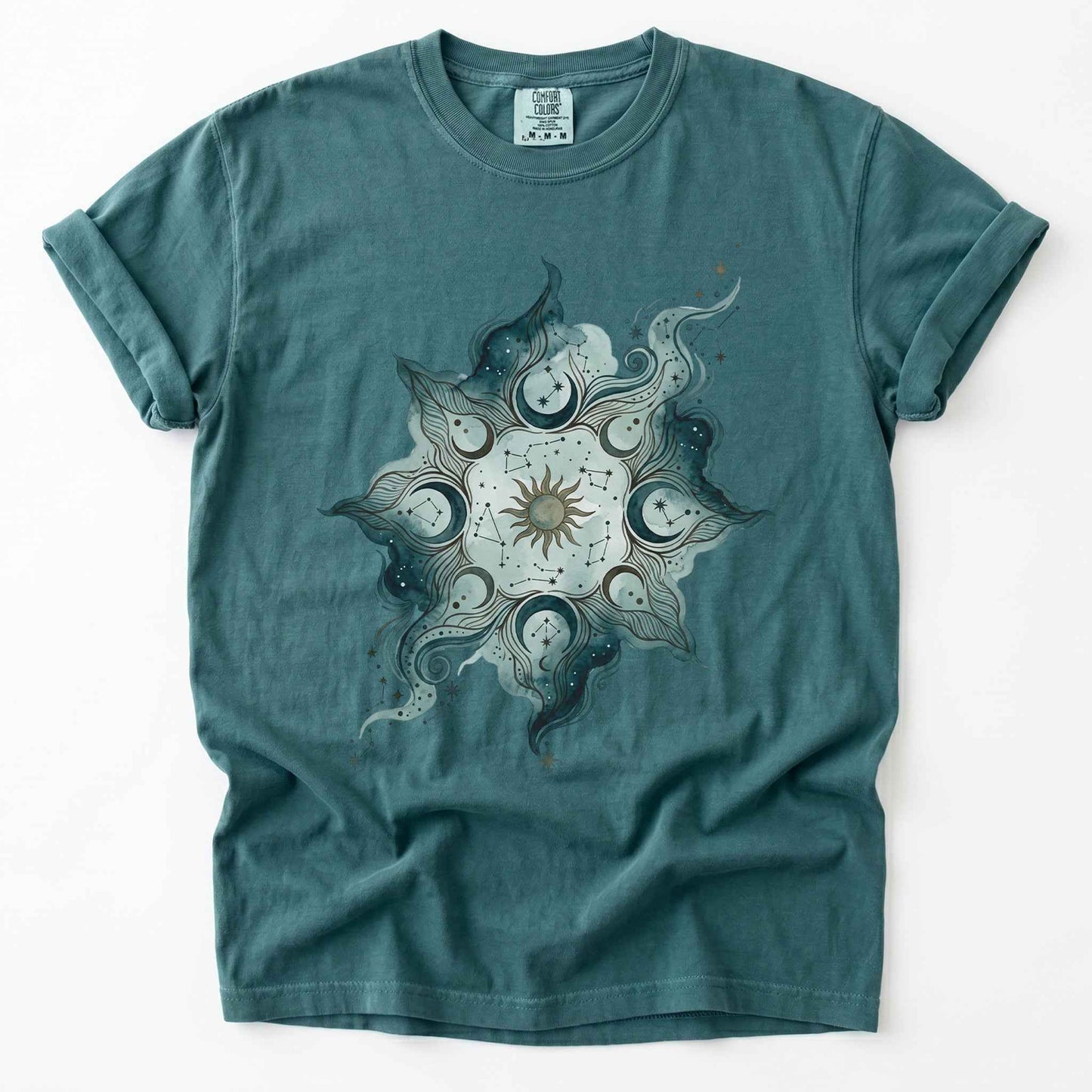 Cosmic Mandala Vintage Washed T-Shirt