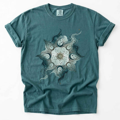 Cosmic Mandala Vintage Washed T-Shirt