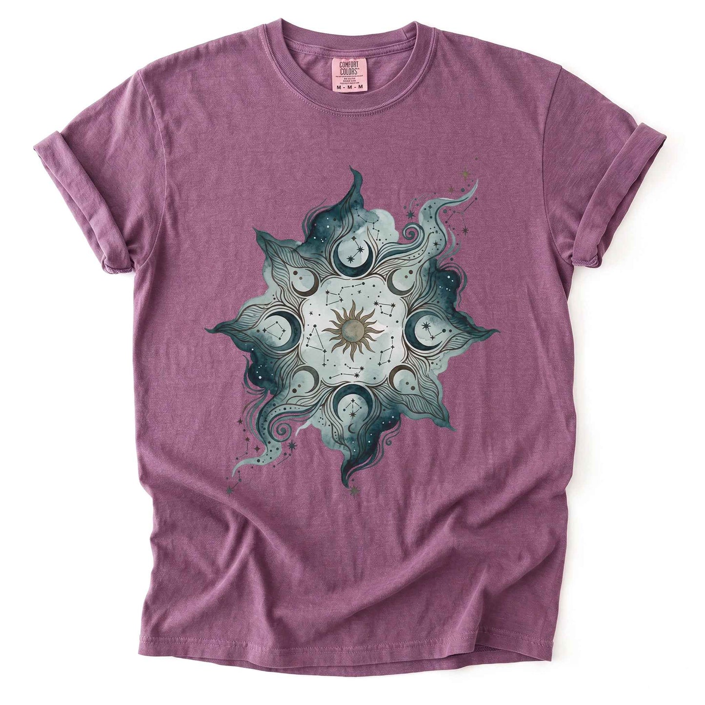 Cosmic Mandala Vintage Washed T-Shirt
