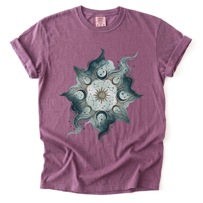 Cosmic Mandala Vintage Washed T-Shirt
