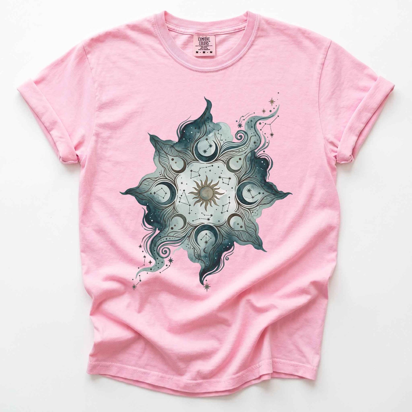 Cosmic Mandala Vintage Washed T-Shirt