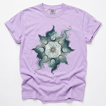 Cosmic Mandala Vintage Washed T-Shirt