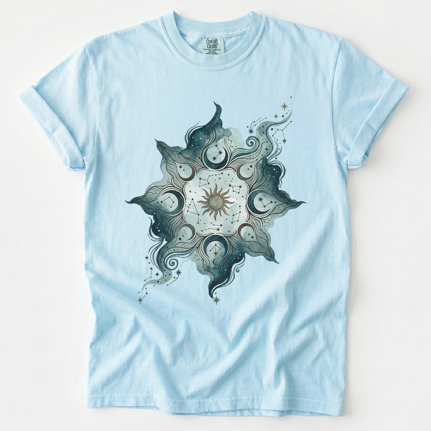 Cosmic Mandala Vintage Washed T-Shirt