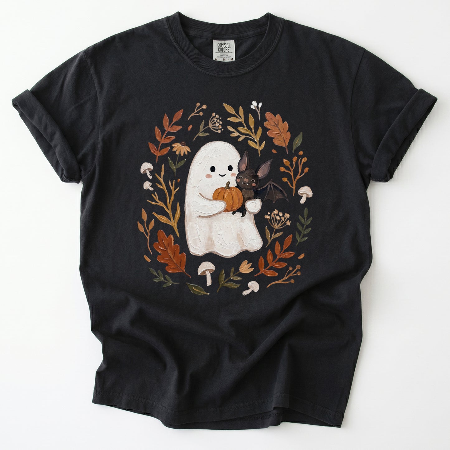 Cozy Autumn Ghost Vintage Washed T-Shirt
