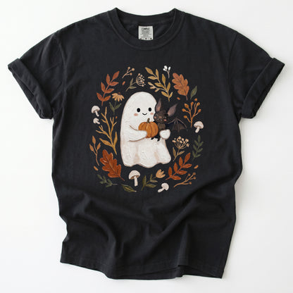 Cozy Autumn Ghost Vintage Washed T-Shirt