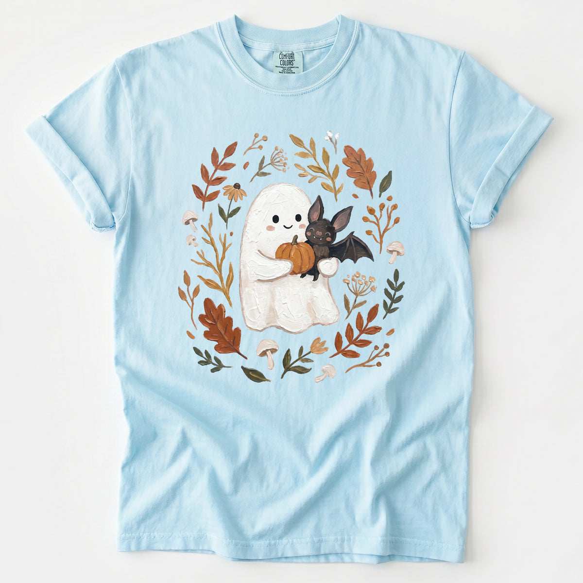 Cozy Autumn Ghost Vintage Washed T-Shirt