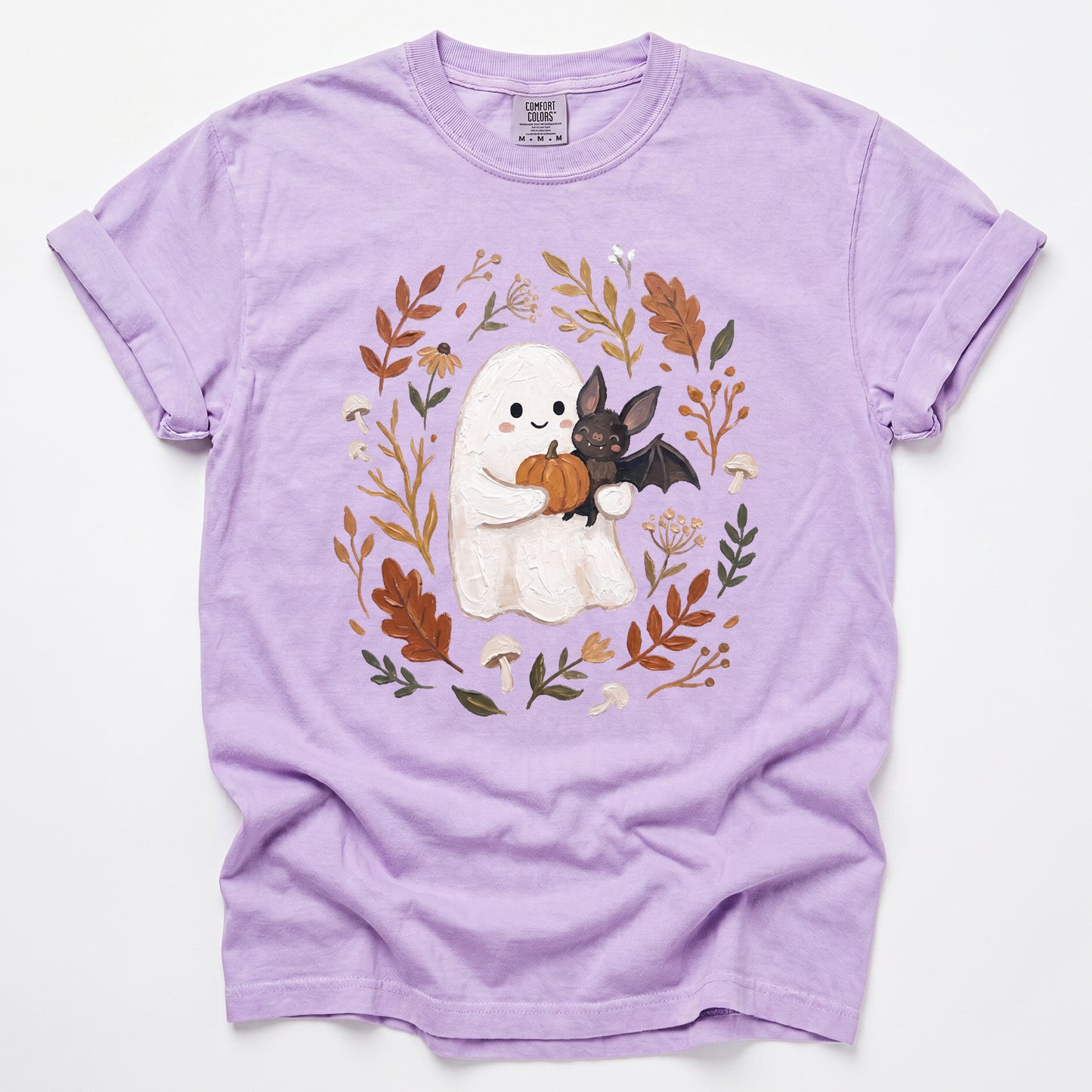 Cozy Autumn Ghost Vintage Washed T-Shirt