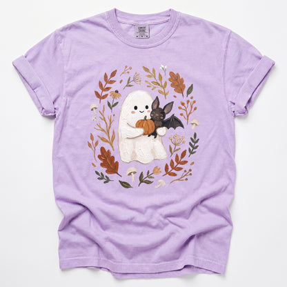 Cozy Autumn Ghost Vintage Washed T-Shirt