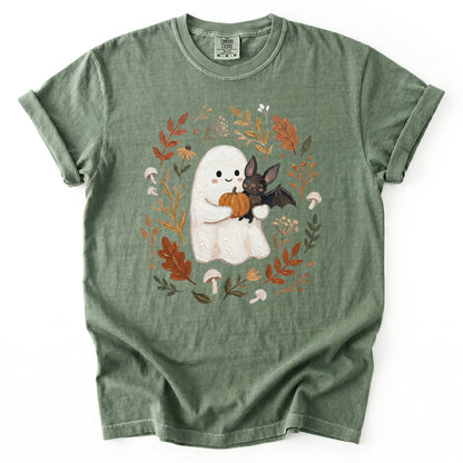 Cozy Autumn Ghost Vintage Washed T-Shirt