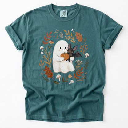 Cozy Autumn Ghost Vintage Washed T-Shirt