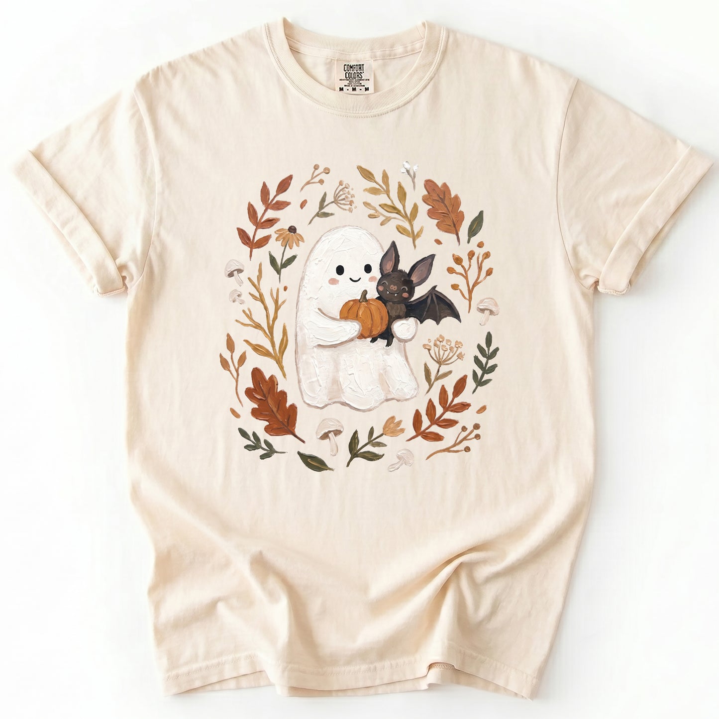 Cozy Autumn Ghost Vintage Washed T-Shirt