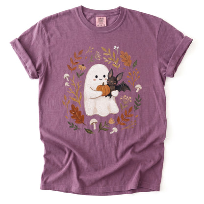 Cozy Autumn Ghost Vintage Washed T-Shirt