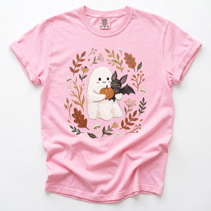 Cozy Autumn Ghost Vintage Washed T-Shirt