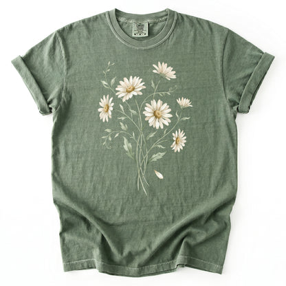 Wild Daisy Bouquet Heavyweight T-Shirt
