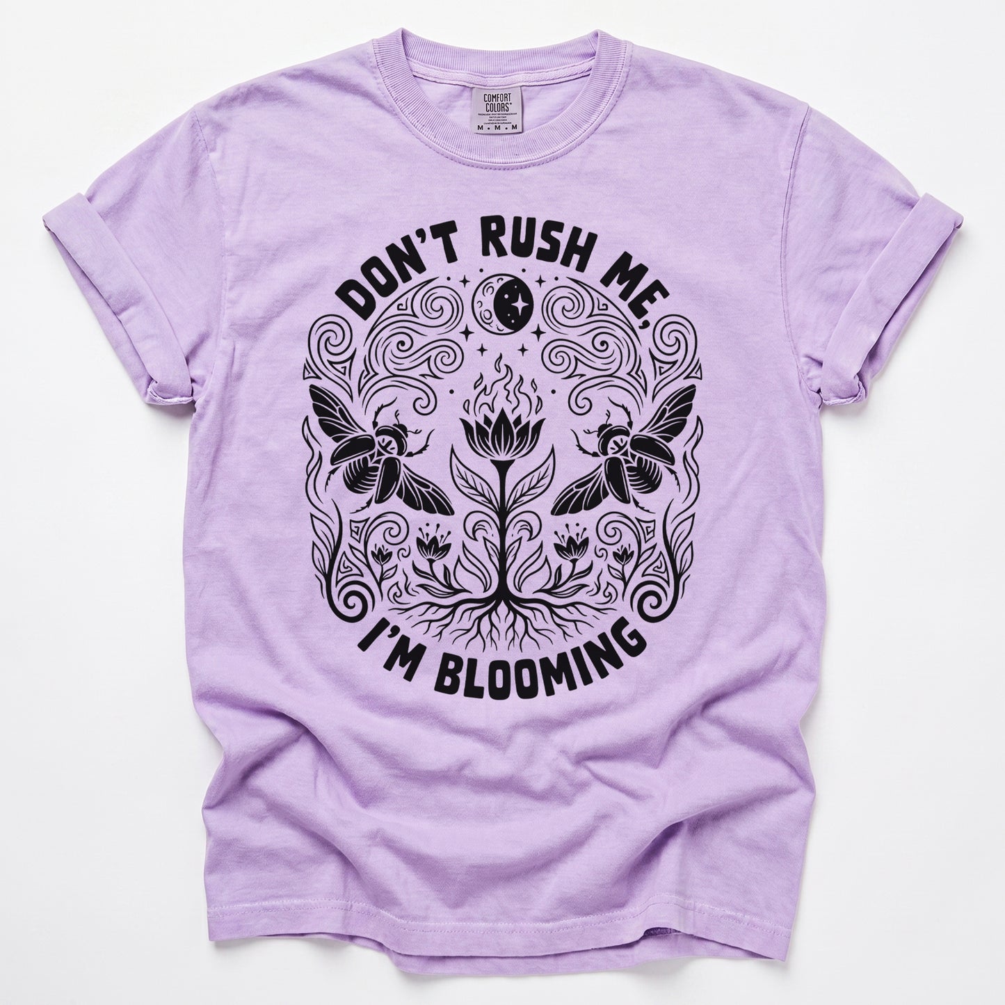 Don't Rush Me I'm Blooming Vintage Washed T-Shirt