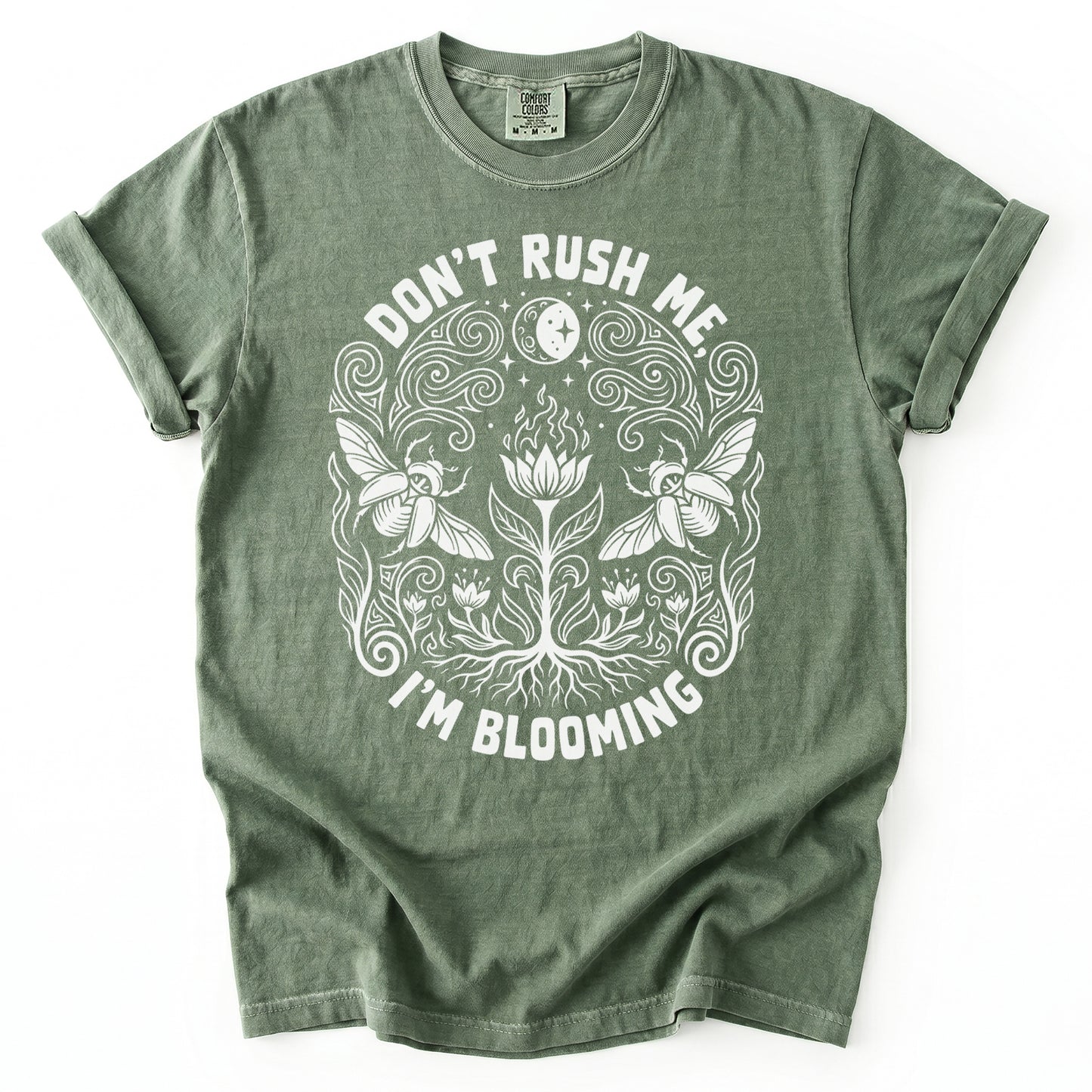Don't Rush Me I'm Blooming Vintage Washed T-Shirt