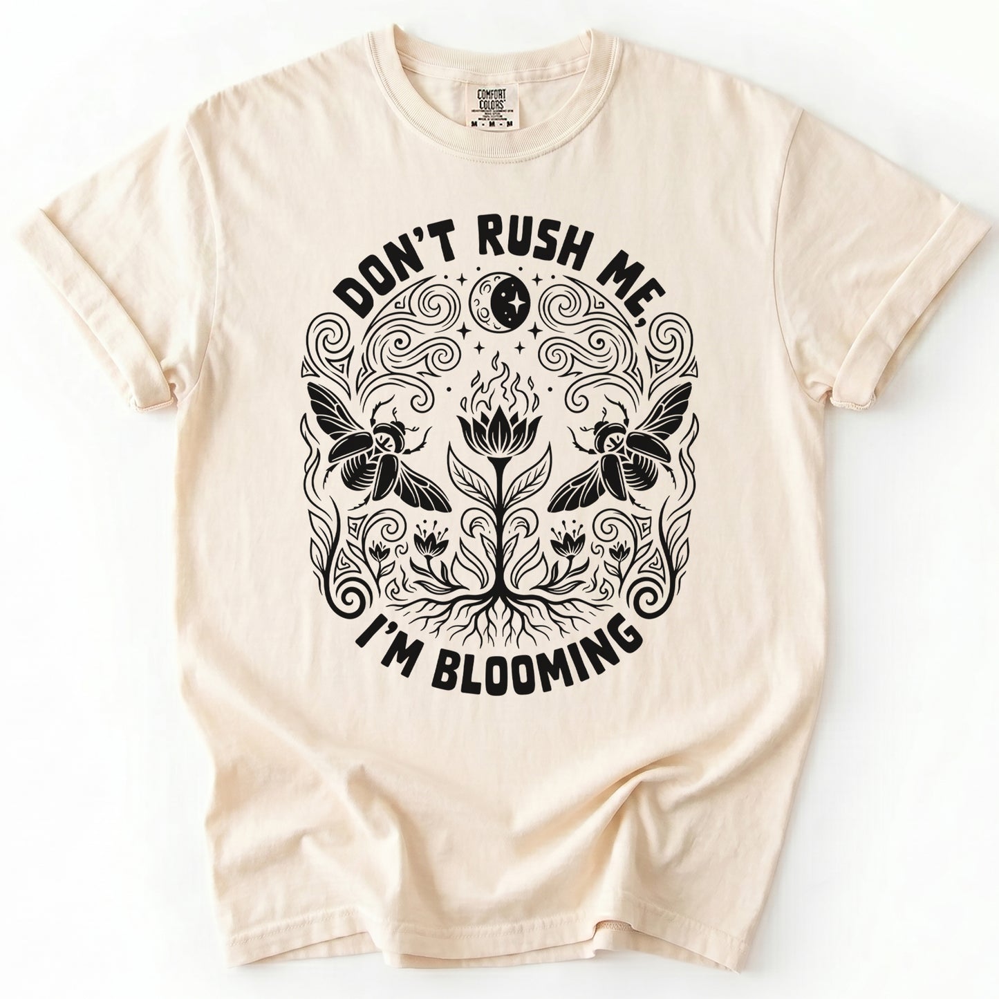 Don't Rush Me I'm Blooming Vintage Washed T-Shirt