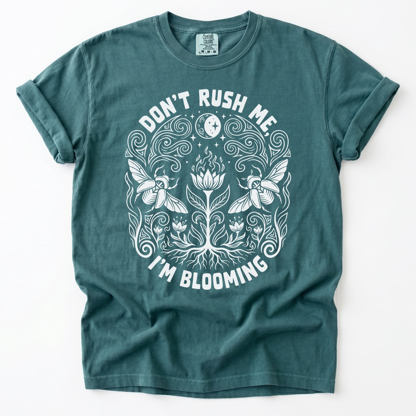 Don't Rush Me I'm Blooming Vintage Washed T-Shirt