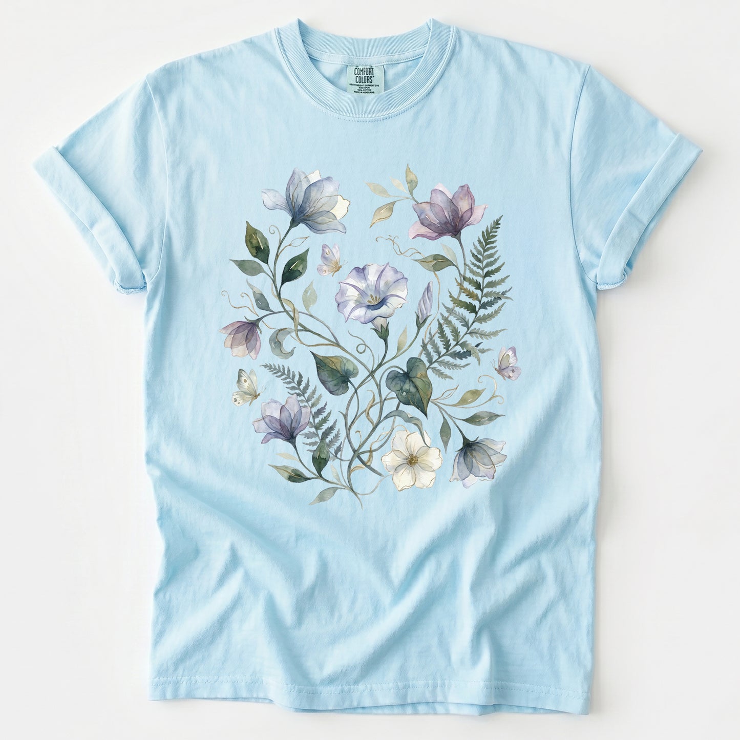 Dreamy Wildfowers Vintage Washed T-Shirt