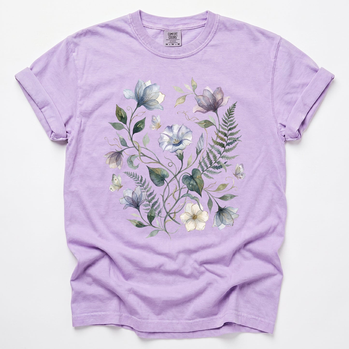 Dreamy Wildfowers Vintage Washed T-Shirt