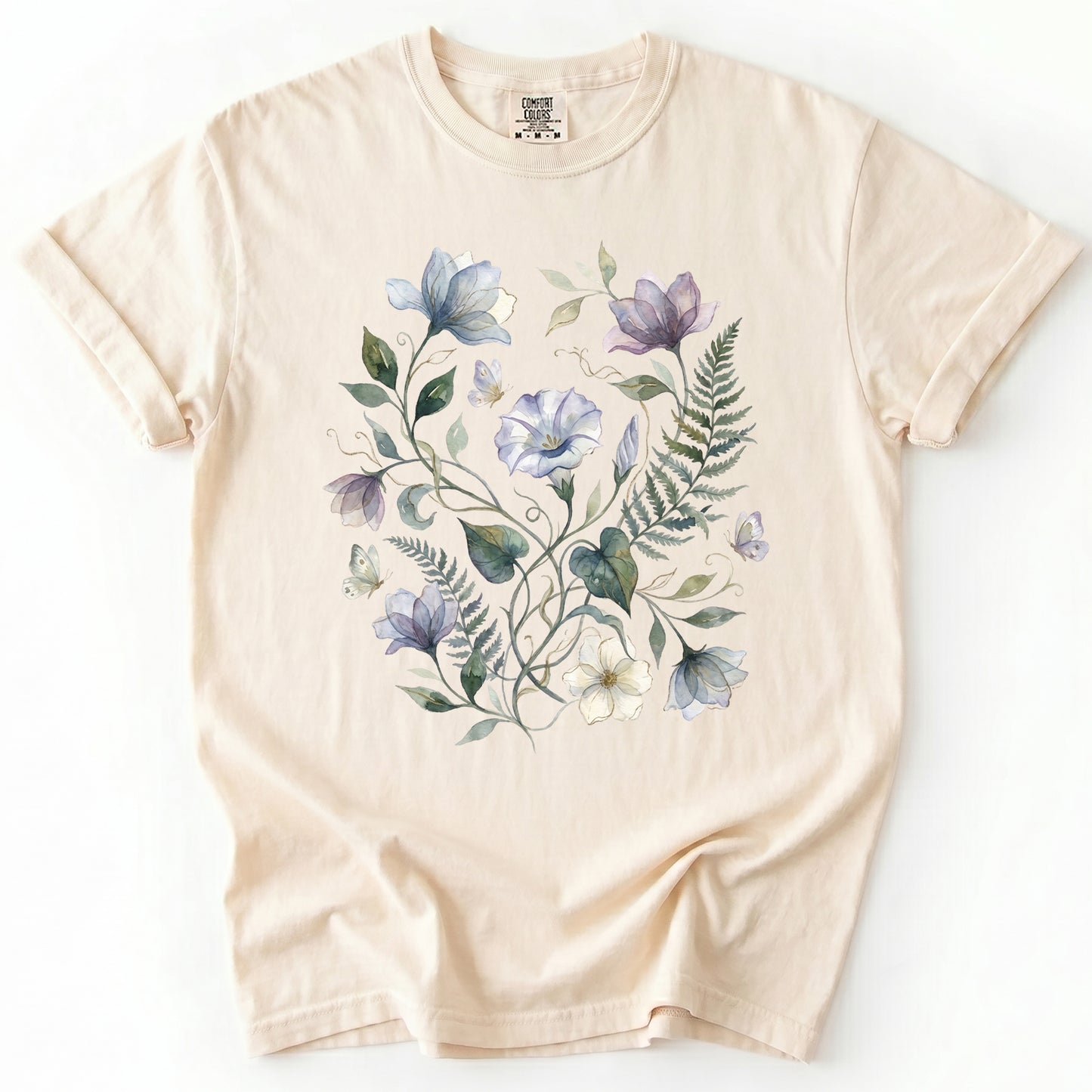 Dreamy Wildfowers Vintage Washed T-Shirt
