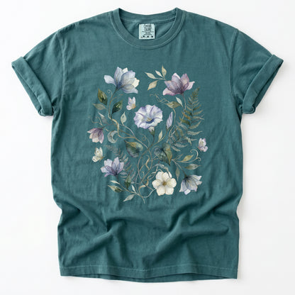 Dreamy Wildfowers Vintage Washed T-Shirt